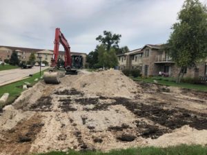 excavation below subgrade